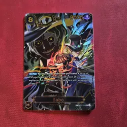 One Piece English Sabo - OP07-118 (SP) - Carrying On His Will (OP13 NM Card - Image 1