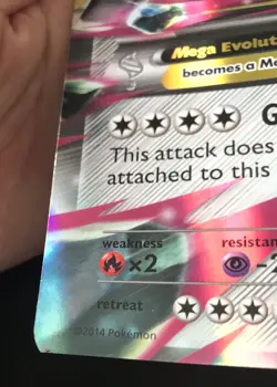 Mega Metagross EX XY35 JUMBO XY PROMO M Pokemon Card Oversized ULTRA RARE Exc - Image 4