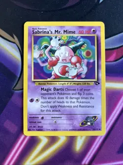 Sabrina's Mr. Mime 59/132 Gym Challenge - Uncommon Pokemon Card - LP+ - Image 1