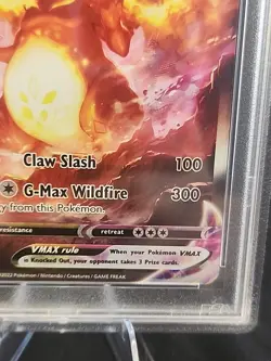 PSA 9 MINT Charizard VMAX SWSH261 Black Star Promo Full Art Pokemon Card 261 - Image 4