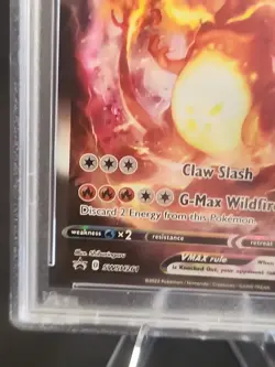 PSA 9 MINT Charizard VMAX SWSH261 Black Star Promo Full Art Pokemon Card 261 - Image 5