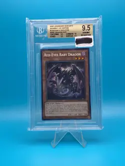 Yu-Gi-Oh! Red-Eyes Baby Dragon LDS1-EN010 Limited Edition Secret Rare BGS 9.5 - Image 1