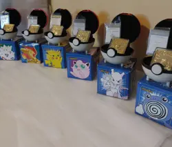 Pokemon, All (6) limited edition 23k gold plated pokemon trading cards from... - Image 1
