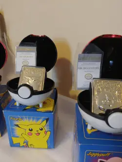 Pokemon, All (6) limited edition 23k gold plated pokemon trading cards from... - Image 2
