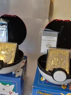 Pokemon, All (6) limited edition 23k gold plated pokemon trading cards from... - Image 4