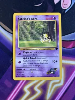 Sabrina's Abra 94/132 - VLP Gym Challenge - Pokemon 2000 Common WOTC TCG Card - Image 1