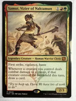 Samut, Vizier of Naktamun 45 M March of the Machine: The Aftermath NM MTG - Image 1