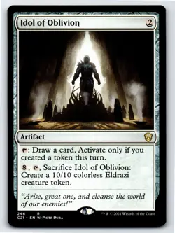 Idol of Oblivion R Commander 2021 # 246 NM Normal - Image 1