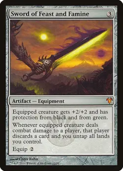 Sword of Feast and Famine Magic Modern Event Deck NM Normal - Image 1