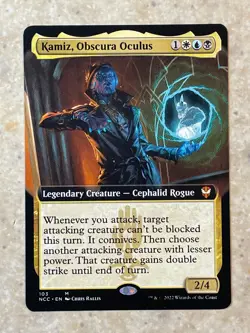 MTG NM Kamiz, Obscura Oculus Extended [Streets of New Capenna Commander] - Image 1