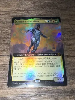 Magic The Gathering Marvel Spider-Man Cosmic Spider-Man Extended Art #0271 Foil - Image 1
