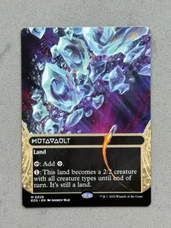 Mutavault #28 Borderless Regular MTG Edge of Eternities EOS Mythic Land - NM - Image 1