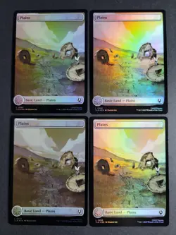 Plains 0292 (X4 Foil) Land MTG Avatar - Image 1
