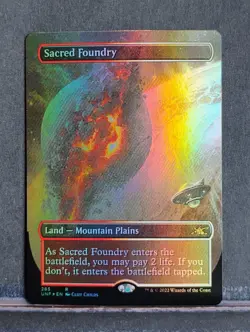 Sacred Foundry (Borderless); Foil; Unfinity - Image 1