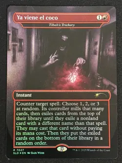 1x MTG Ya viene el coco - Tibalt's Trickery (Rainbow Foil) - (SLD) #7027 - Image 1