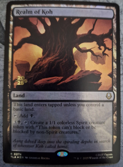 *Prerelease 2025 Stamp* Realm of Koh Foil (Rare) MTG Avatar:The Last Airbender - Image 1