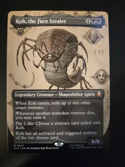 Koh, the Face Stealer NM BORDERLESS Avatar: The Last Airbender MTG FREE SHIPPING - Image 1