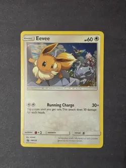 Pokemon Eevee SM235 Black Star Promos Cosmos Holo NM - Image 1