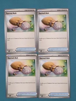 4x Sacred Ash - 168/182 Destined Rivals - Pokemon TCG Playset - Image 1