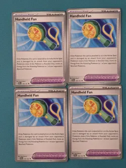 4x Handheld Fan - 150/167 Twilight Masquerade - Pokemon TCG Playset - Image 1