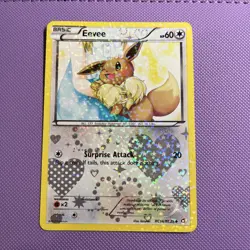 Pokemon Eevee RC14/RC25 Holo Black & White Legendary Treasures (2 ) - LP - Image 1