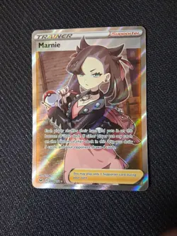 Pokemon TCG Marnie Full Art Trainer 200/202 Sword & Shield 2020 - Image 1