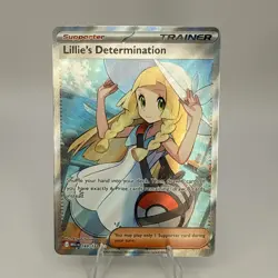 Lillie’s Determination 169/132 (Pokemon 2025) - Mega Evolution - Ultra Rare - NM - Image 1