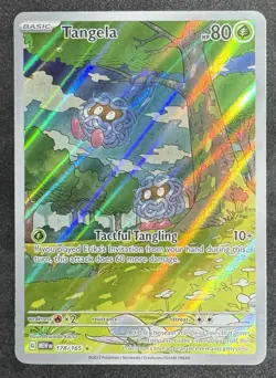 Pokemon TCG Tangela 178/165 SV: Scarlet & Violet 151 Illustration Rare (EN) - Image 1