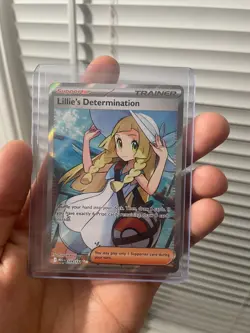 Lillie's Determination SR 169/132 Mega Evolution Pokemon TCG Near Mint NM - Image 1