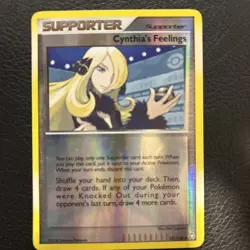 Cynthia’s Feelings 131/146 Pokemon 2008 Legends Awakened Reverse Holo MP - Image 1