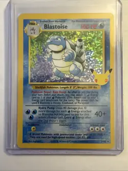 Pokemon TCG Blastoise #2/102 Celebrations Classic Collection Holo Rare - NM - Image 1