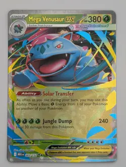2025 Pokemon Mega Evolution Double Rare Mega Venusaur EX #3/132 RR Holofoil - Image 1