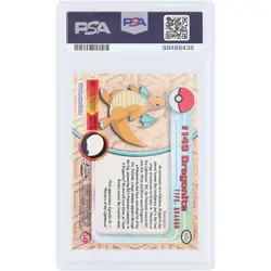 Pokemon TCG 2000 Topps Chrome Pokemon T.V. #149 Dragonite PSA 10 GEM MT - Image 2