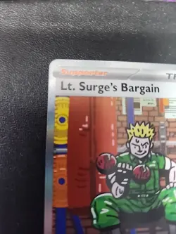 Lt. Surge's Bargain SIR Mega Evolution 185/132 Pokemon TCG - Image 2