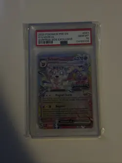 Pokemon Prismatic Evolutions Surprise Box Sylveon EX, PSA 10 - Image 2