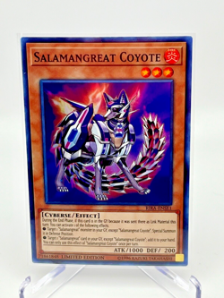 Yu-Gi-Oh! Salamangreat Coyote x2 - Limited Edition - RIRA-ENSE1 - Super Rare NM - Image 3
