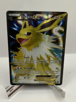 Pokemon TCG XY Generations Jolteon EX Full Art Holo Card 28a/83 Ultra Rare - Image 1