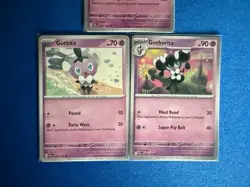 Gothitelle + Gothorita + Gothita 3-card Paldea Evolved Pokemon lot - PWE - Image 4