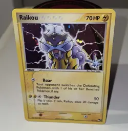 Raikou 3/17 POP Series Holo Rare LP Pokemon Card Series 2 Vintage 2006 - Image 1
