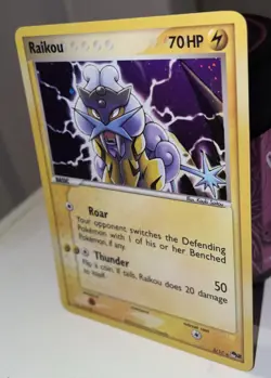 Raikou 3/17 POP Series Holo Rare LP Pokemon Card Series 2 Vintage 2006 - Image 2