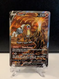 Entei v GG36/GG70 Crown Zenith: Galarian Gallery Ultra Rare Holo Card - Image 1