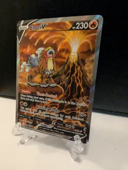 Entei v GG36/GG70 Crown Zenith: Galarian Gallery Ultra Rare Holo Card - Image 3