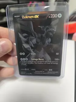 Zekrom EX 172/086 Pokemon Card Black Bolt SV11 English NEAR MINT - Image 1