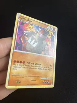 Groudon 6/95 LP Non Holo Rare Pokemon Card Vintage Call Of Legends - Image 2