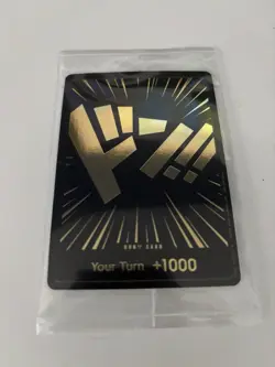 DON!! Card (Black and Gold) One Piece Promotion Cards Foil - Image 1