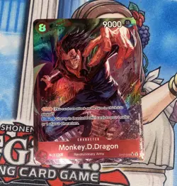 One Piece Card Game Monkey D Dragon OP07-015 Alt Art SR Parallel ￼ - Image 1