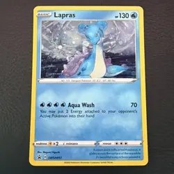 Lapras SWSH051 Promo Holo Sword & Shield Promo Cards Pokemon TCG NM - Image 1