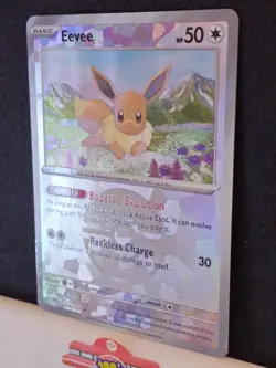 Eevee 074/131 Pokeball Reverse Holo Pokemon Card Prismatic Evolutions NM/MT - Image 3