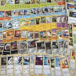 Joblot 83 Sword And Shield Base Set Pokemon Cards No Duplicates Holos Rares - Image 1