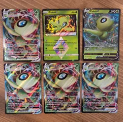 Lot of 6 2021 Pokemon Celebi Cards - Image 1